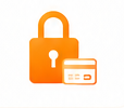 Payment padlock and card