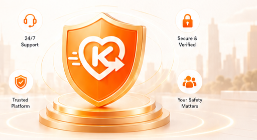 KindGo support — secure and verified, a trusted platform where your safety matters